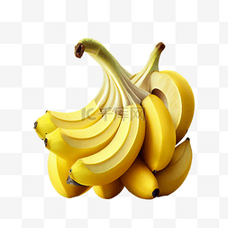 水果芭蕉黄色多个