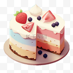 漂亮的生日蛋糕图片_漂亮的水果蛋糕