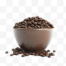 咖啡豆食物碗