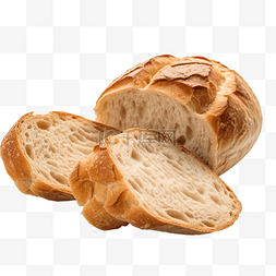 一片面包图片_面包面粉烘培透明