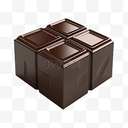 巧克力方形食物