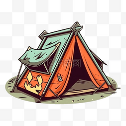 帐篷开窗图案