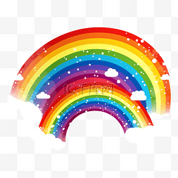 彩虹双层图案
