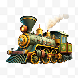 火车能源运输蒸汽机车