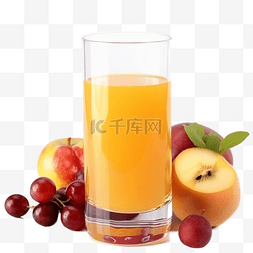 装橙汁的杯子图片_夏季橙汁实物图