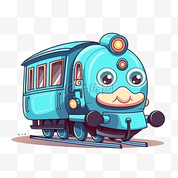 火车的蒸汽图片_火车可爱小火车头