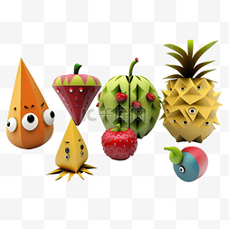 水果创意形状