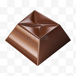 生日蛋糕方形图片_巧克力美食反光