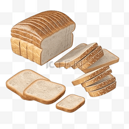 面包片状食物