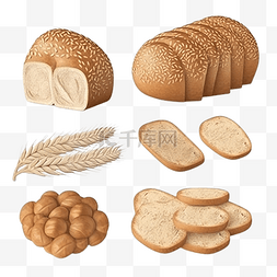 唯美的食物图片_面包小吃烘培