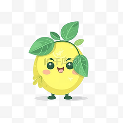 可爱柠檬表情包插画风格图片