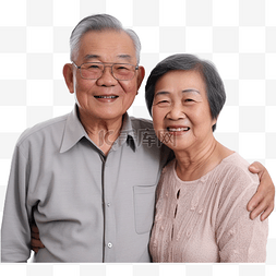 恩爱的老年人图片_祖父母日亚洲夫妻