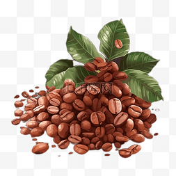 研磨的咖啡豆图片_意大利特浓中度烘培咖啡豆