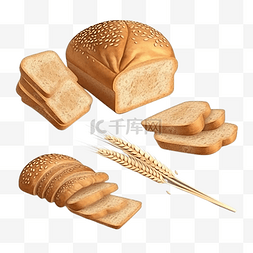 面包食物小麦