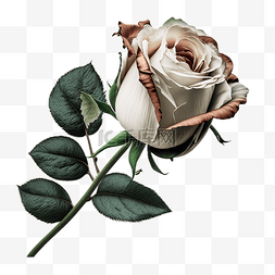 玫瑰白玫瑰花