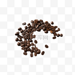 卡通亚麻图片_咖啡豆材质棕色