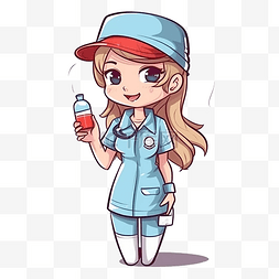 护士节护士长卡通