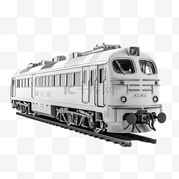 火车白色火车头