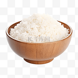 搅拌食物图片_孤立的白米饭