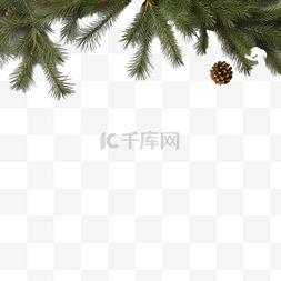 带框的雪花图片_带圣诞树和装饰品的白色木桌，顶