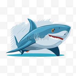 自由鲨鱼 向量
