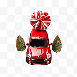 红色汽车的圣诞作文
