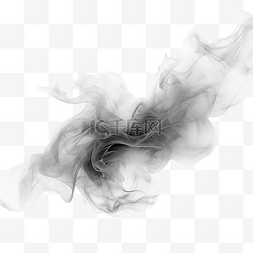 烟雾和火焰效果隔离 3d 渲染