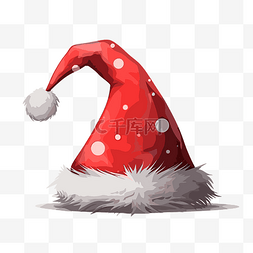 简单圣诞老人图片_简单的圣诞帽