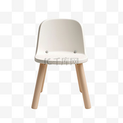 造型木质椅子元素立体免抠图案