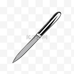 刀受伤图片_最小风格的手术刀插图