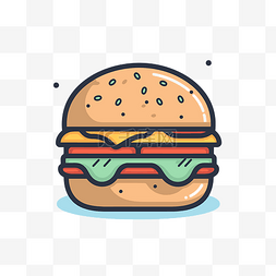 漢堡插圖图片_汉堡包 向量