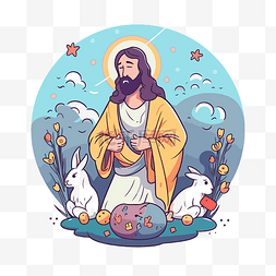 耶穌復活節 向量