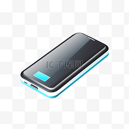 手机展示图片_智能手机充电电池电量低插图