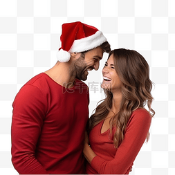 情侣看房图片_美丽的年轻夫妇正在家里庆祝圣诞