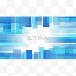 柔美科技光效图片_蓝色光效商务流动边框