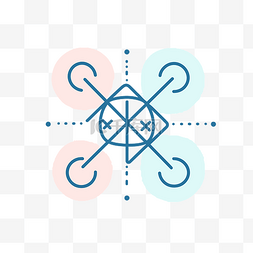 数学背景图片_该标志代表一个带箭头的十字 向