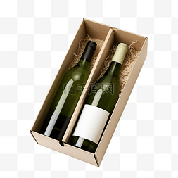 盒子里的酒瓶