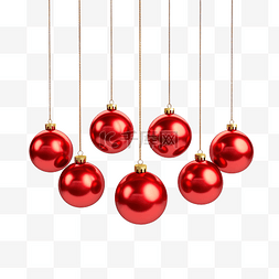 圣诞树装饰挂圣诞红球