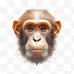 玻利维亚图片_快乐的猴子在背景上与生成人工智