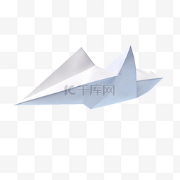 纸飞机云 3d 插图