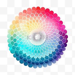 渐变的形状图片_用于装饰品装饰的审美圆与渐变颜