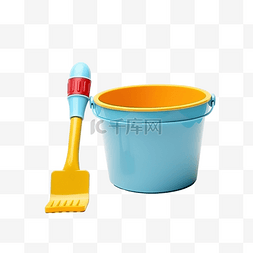铲子和桶图片_铲子和水桶玩具