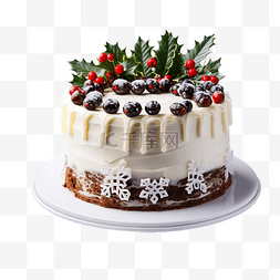 聖誕蛋糕图片_聖誕蛋糕