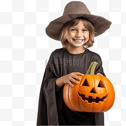秋季万圣节派对女巫服装十月微笑