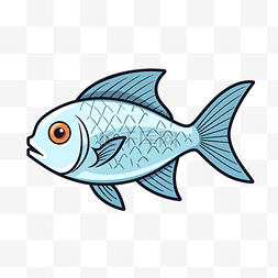 简单画的鱼隔离