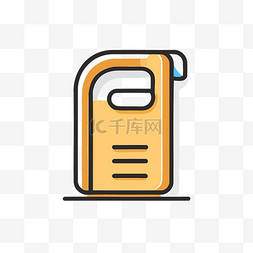 电话线性icon图片_平面风格的瓶气符号 向量