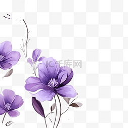 紫罗兰花紫色图案背景