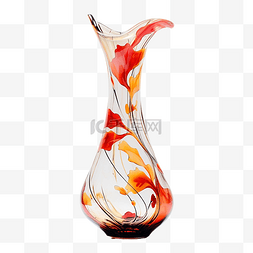 复古花瓶花束图片_复古形状的美观玻璃花瓶或盒子