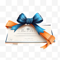授予证书图片_成就奖授予文凭概念毕业证书与邮