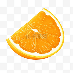 3d 橙片图像
